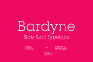 Bardyne: A Quirky Slab Serif Font for Editorial Design