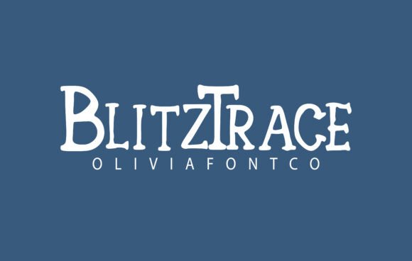 Blitztrace: A Playful Blackletter Font for Brand Stories