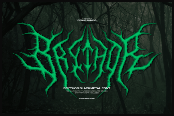 Brythor: A Striking Blackletter Typeface for Bold Editorial Design