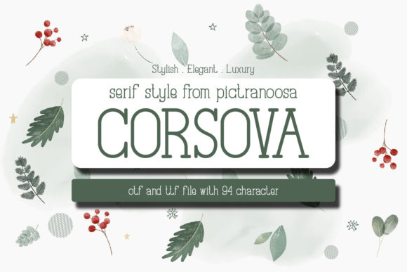 Corsova: The Slab Serif Typeface for Clear Campaigns