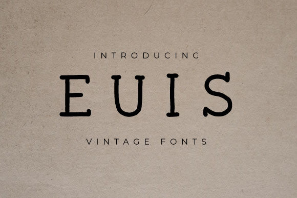 Euis: The Slab Serif Font for Handmade Brands