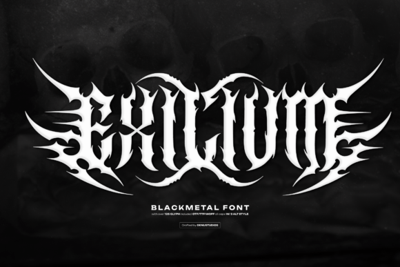 Exilium: A Bold Blackletter Font for Modern Branding
