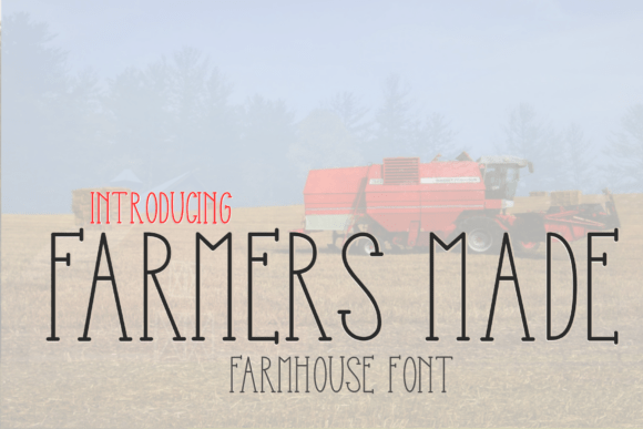 Farmers Made: A Simple Slab Serif Font for Branding