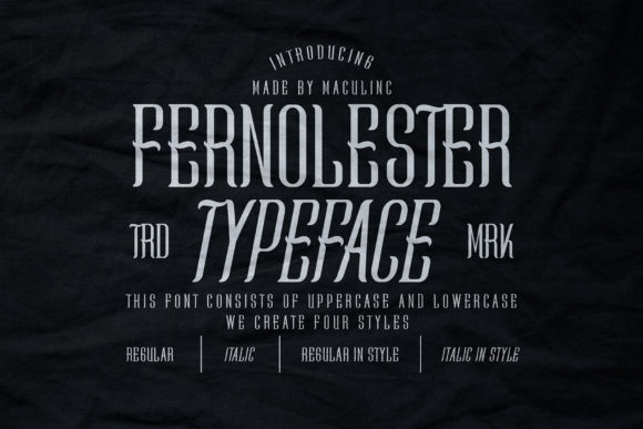 Fernolester Typeface for Bold Branding