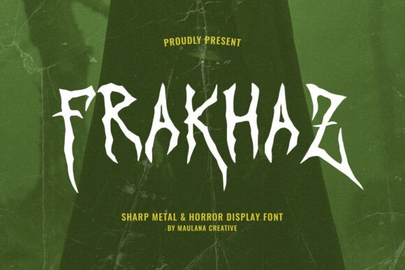 Frakhaz: The Aggressive Blackletter Font for Bold Campaigns