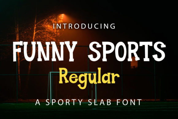 Funny Sports Typeface for Bold Editorial Design