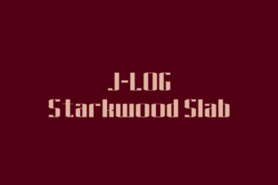 J-LOG Starkwood Slab: The Bold Typeface for Scroll-Stopping Marketing
