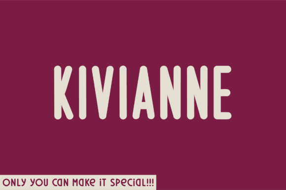 Kivianne: A Unique Handwritten Font for Small Business Branding