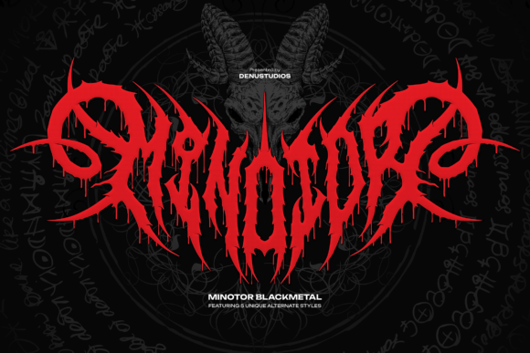 Minotor: A Bold Blackletter Typeface for Modern Editorial Design