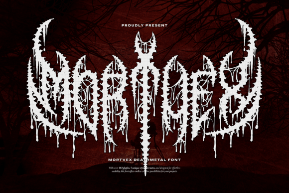 Mortvex: The Ultimate Blackletter Font for Bold Craft Designs