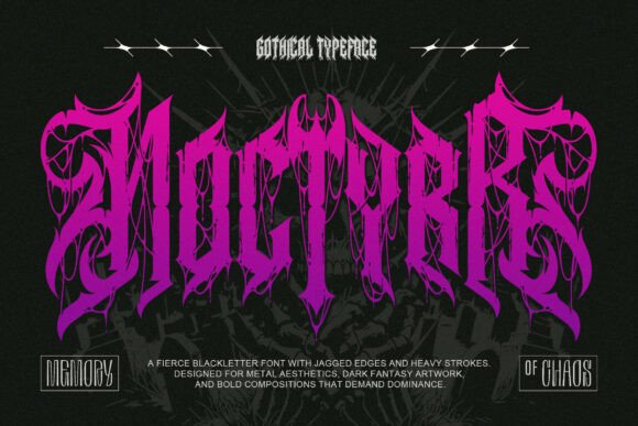 Noctyrr: A Savage Blackletter Font for Bold Makers