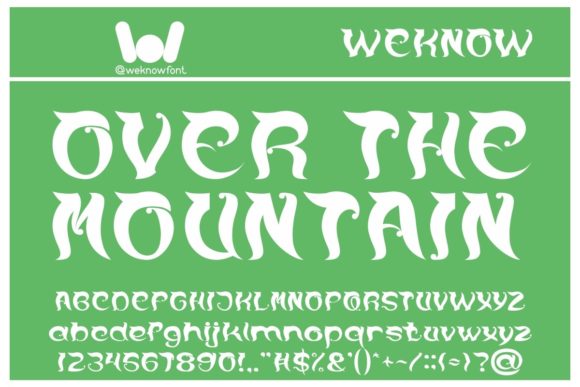 Over the Mountain: A Slab Serif Font for Editorial Design