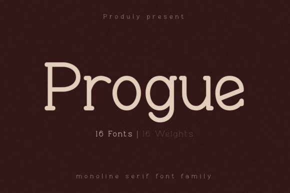 Progue Font: A Versatile Slab Serif for Web Design