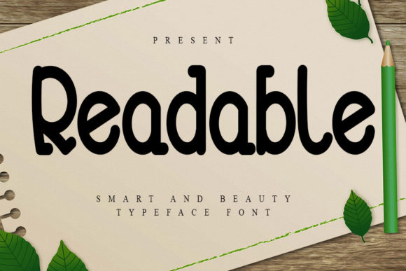 Readable: A Friendly Slab Serif Font for Web Design