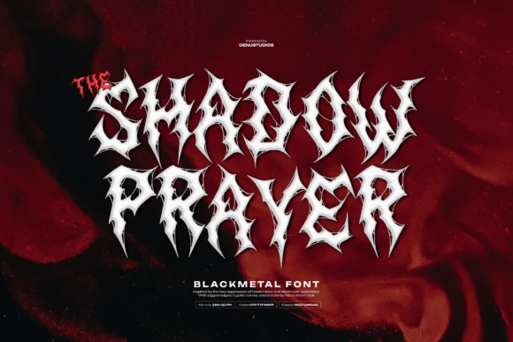 Shadow Prayer Typeface: A Bold Choice for Editorial Design