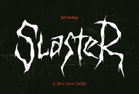 Slaster: The Horror Display Font That Stops the Scroll
