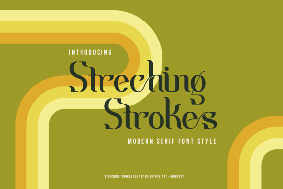 Streching Strokes: A Slab Serif Font for Bold Campaigns