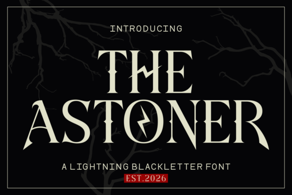 The Astoner Font: A Bold Blackletter for Web Headers