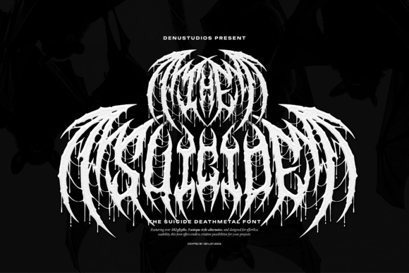 The Suicide: A Bold Blackletter Font for Impactful Branding