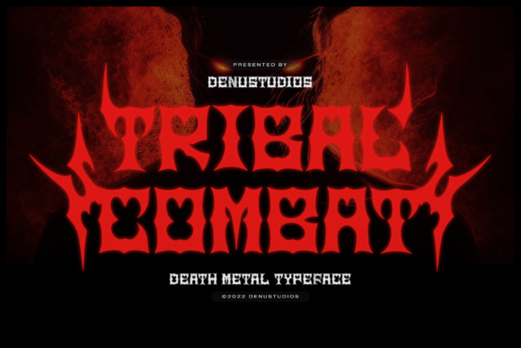 Tribal Combat: A Bold Typeface for Modern Branding